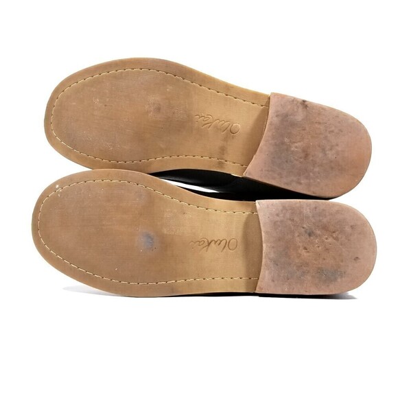 Olukai 'O Laila Leather Low Lace Up Fold Down Ankle Boots Boho Grunge 90s Y2k 7 - Picture 7 of 11